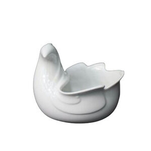 Vintage Mid Century Modern DANSK Gunnar Cyren Design White Porcelain bowl